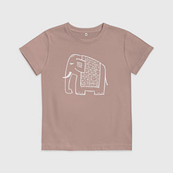 Детская футболка Indian elephant