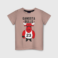 Детская футболка Gangsta Bulls 23
