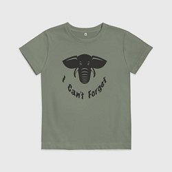 Детская футболка Не могу забыть