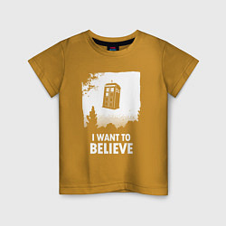 Детская футболка Tardis believe