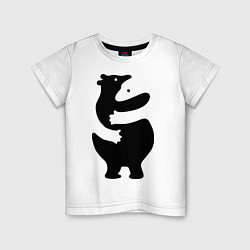 Детская футболка Медвежий Инь-Янь