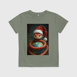 Детская футболка Змея с колпаке