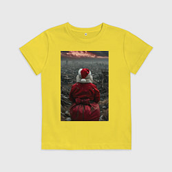 Детская футболка Дед мороз и уходящий год