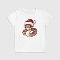 Детская футболка Змея новогодняя 2025