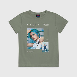 Детская футболка Felix stray kids rockstar