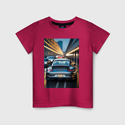 Детская футболка Porsche 911 в городе