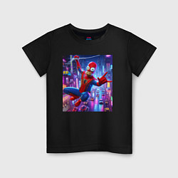Детская футболка Homer Simpson and Spider man - collaboration