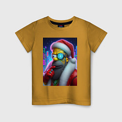 Детская футболка Simpson Claus - cyberpunk