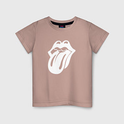 Детская футболка Rolling Stones - white logo