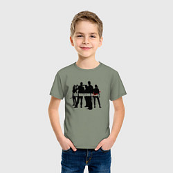 Футболка хлопковая детская Ходячие герои фильтр gamma, цвет: авокадо — фото 2