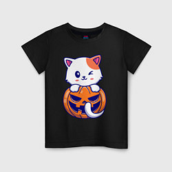 Детская футболка Halloween meow