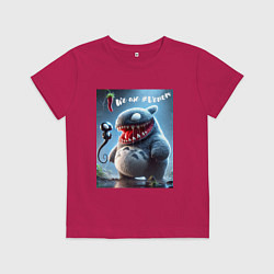 Футболка хлопковая детская Ventotoro - we are Venom meme, цвет: маджента