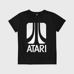 Детская футболка Atari logo white