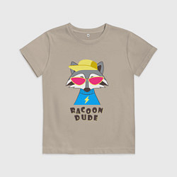 Детская футболка Чува енот