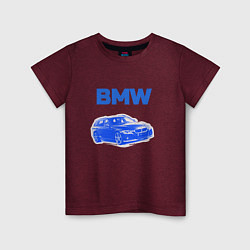 Детская футболка Blue bmw