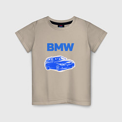 Детская футболка Blue bmw