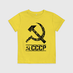 Детская футболка Серп и молот черный