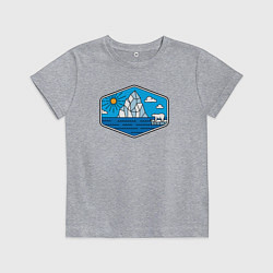 Детская футболка Северный мишка