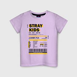 Детская футболка Stray kids ticket