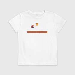 Детская футболка Mario 8 bit