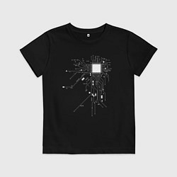 Детская футболка Сердце хакера