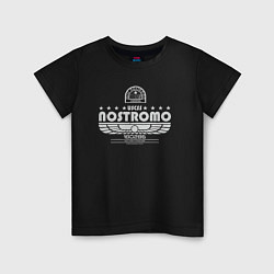 Детская футболка USCSS The Nostromo серый
