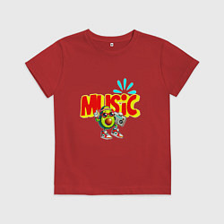 Детская футболка Музыкальный авокадо