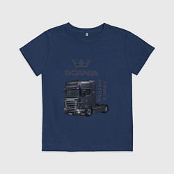 Детская футболка Скания truck driver