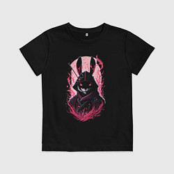 Детская футболка Кролик самурай