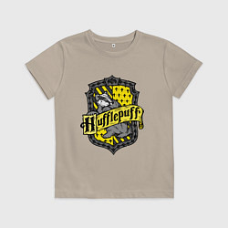 Детская футболка Hufflepuff emblem