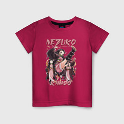 Детская футболка Клинок рассекающий демонов Nezuko Kamado