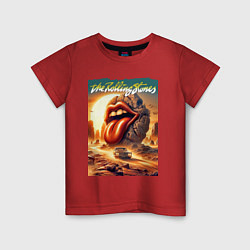 Детская футболка Rolling Stones - stylization of the logo