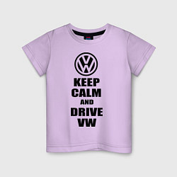 Детская футболка Keep Calm & Drive VW