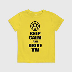 Детская футболка Keep Calm & Drive VW