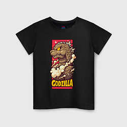 Детская футболка Pink godzilla