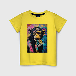 Детская футболка Cute monkey