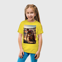 Футболка хлопковая детская Спартак в Колизее, цвет: желтый — фото 2