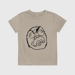 Детская футболка Рейдж фейс мем