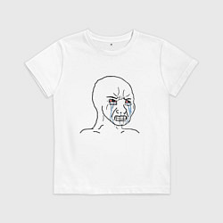 Детская футболка Плачущий мем