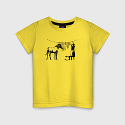 Детская футболка Banksy zebra