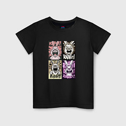 Детская футболка Angry rabbit