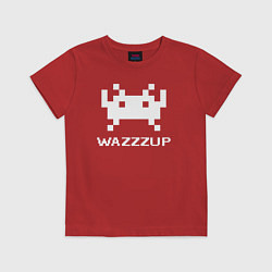 Детская футболка Space invader wazzzup