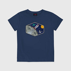 Детская футболка Moon rocket