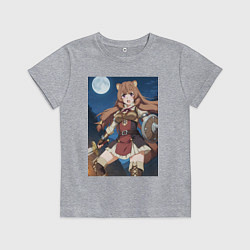 Детская футболка Рафталия сражается в ночи