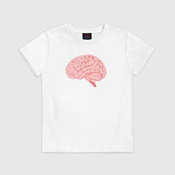 Детская футболка Мозг иллюстрация