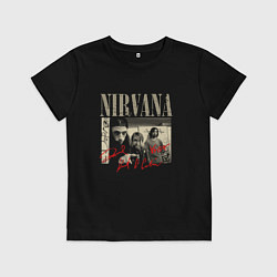 Детская футболка Нирвана фото с автографами