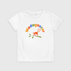 Детская футболка Лемур в Мадагаскаре