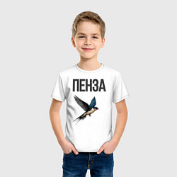 Футболка хлопковая детская Пенза, цвет: белый — фото 2