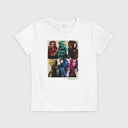 Футболка хлопковая детская Новые мстители - Громовержцы, цвет: белый