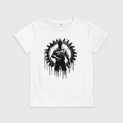 Детская футболка Монтажник и шестерня